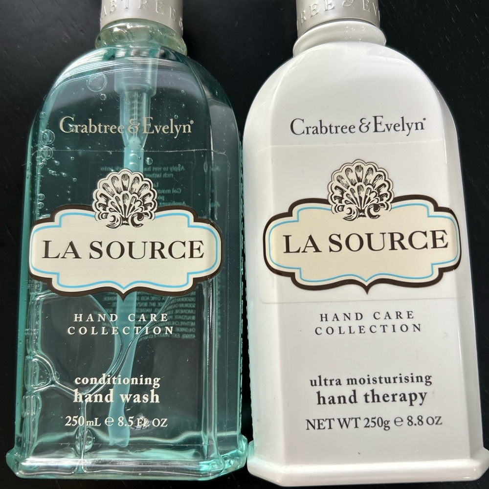 Crabtree & Evelyn La Source Hand Care Collection - Hand Wash & Moisturizer Set - Picture 3 of 8
